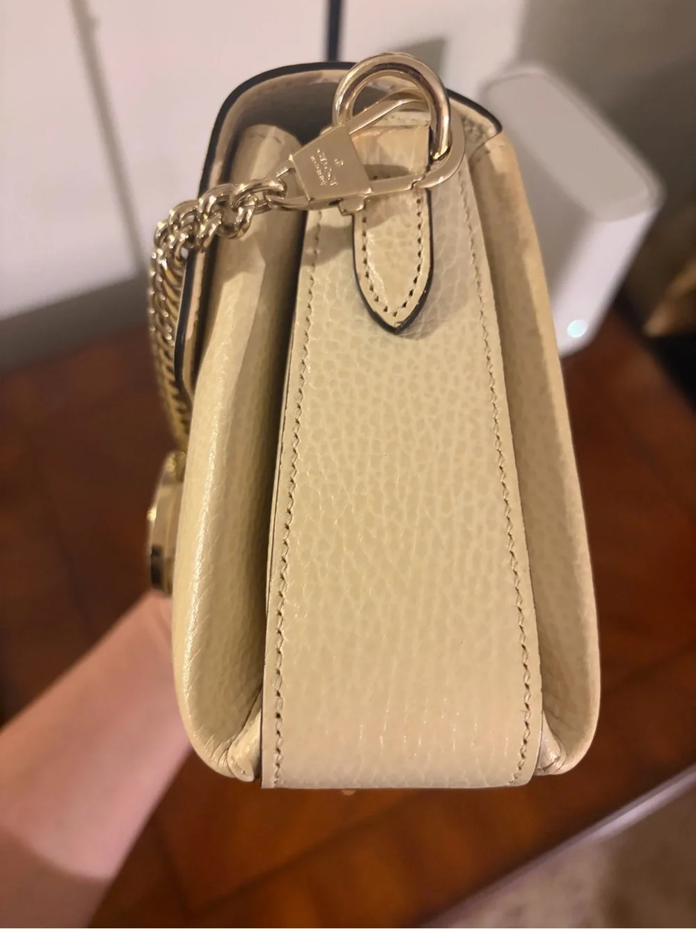 Authentic Gucci Interlocking G Mini Chain Shoulder Bag 607720